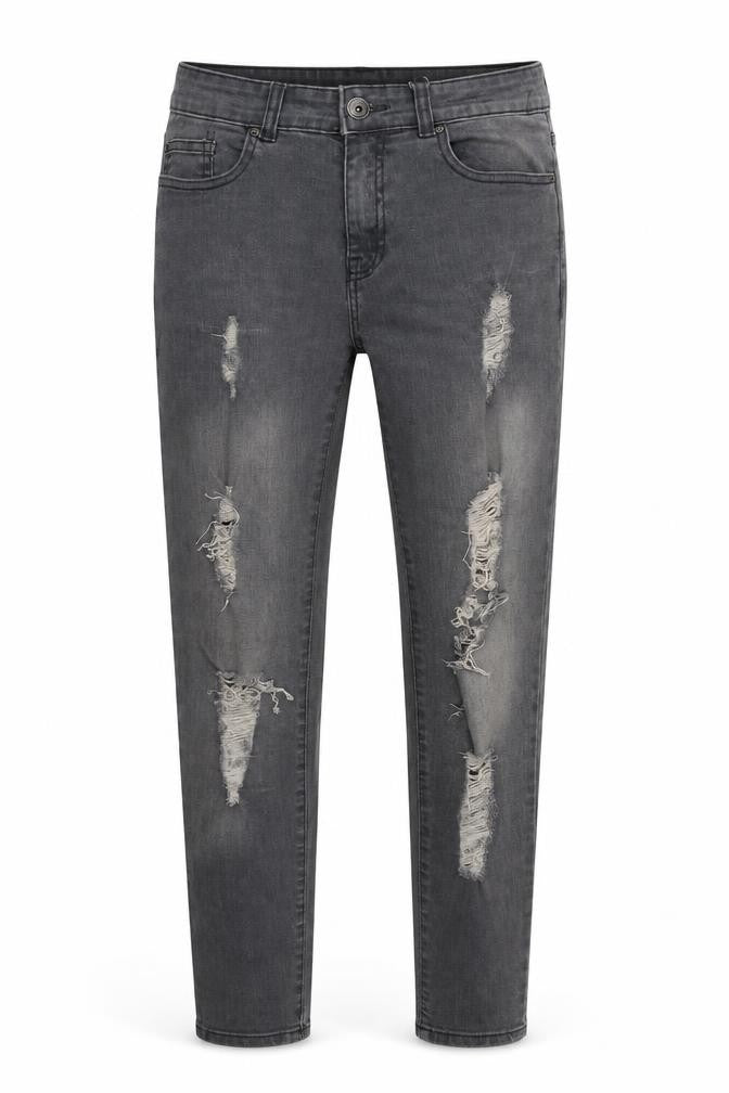 Preworn Womens Grey   Skinny Jeans Size 30 L29 in
