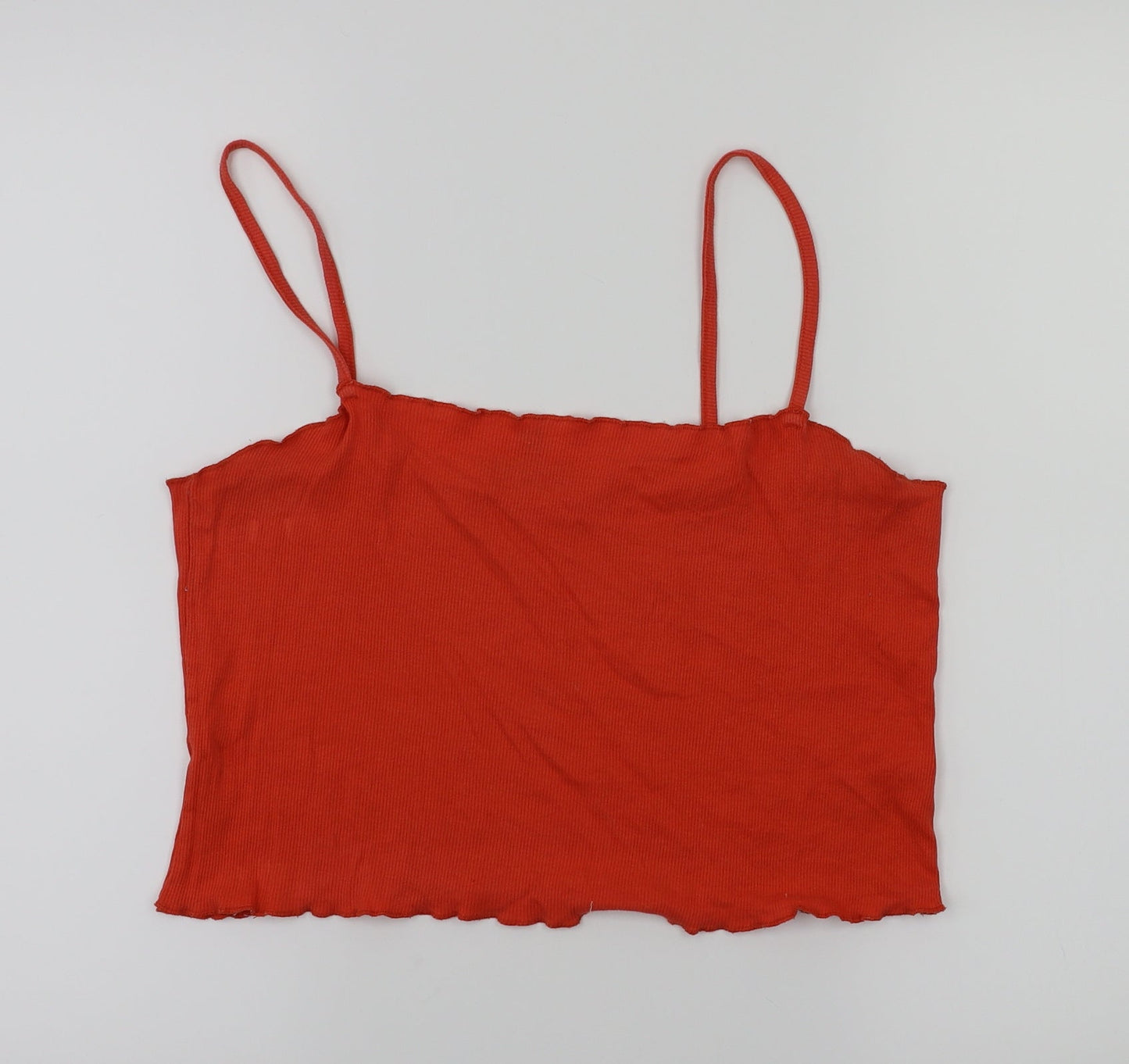 Topshop  Womens Red   Basic T-Shirt Size 16