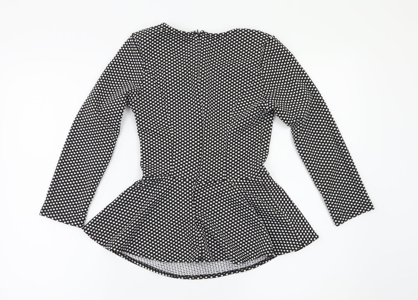 classic tricot  Womens Black Polka Dot  Basic T-Shirt Size M