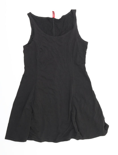 Preloved Preworn Womens Black   Fit & Flare  Size M - Front