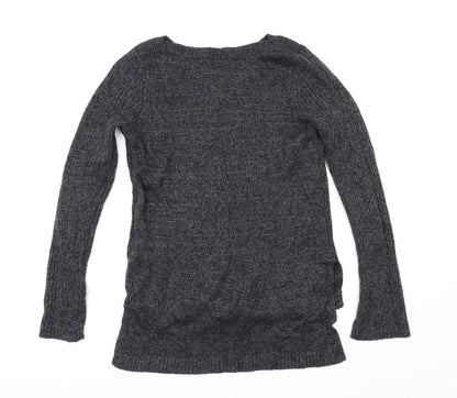 Back view of H&M women’s black jumper, size S