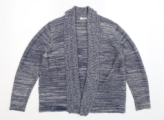Marks and Spencer Womens Blue  Knit Cardigan Jumper Size 14