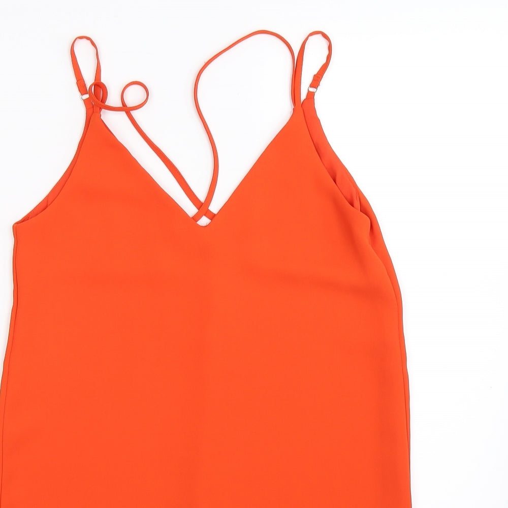 Topshop Womens Orange   Mini  Size 4