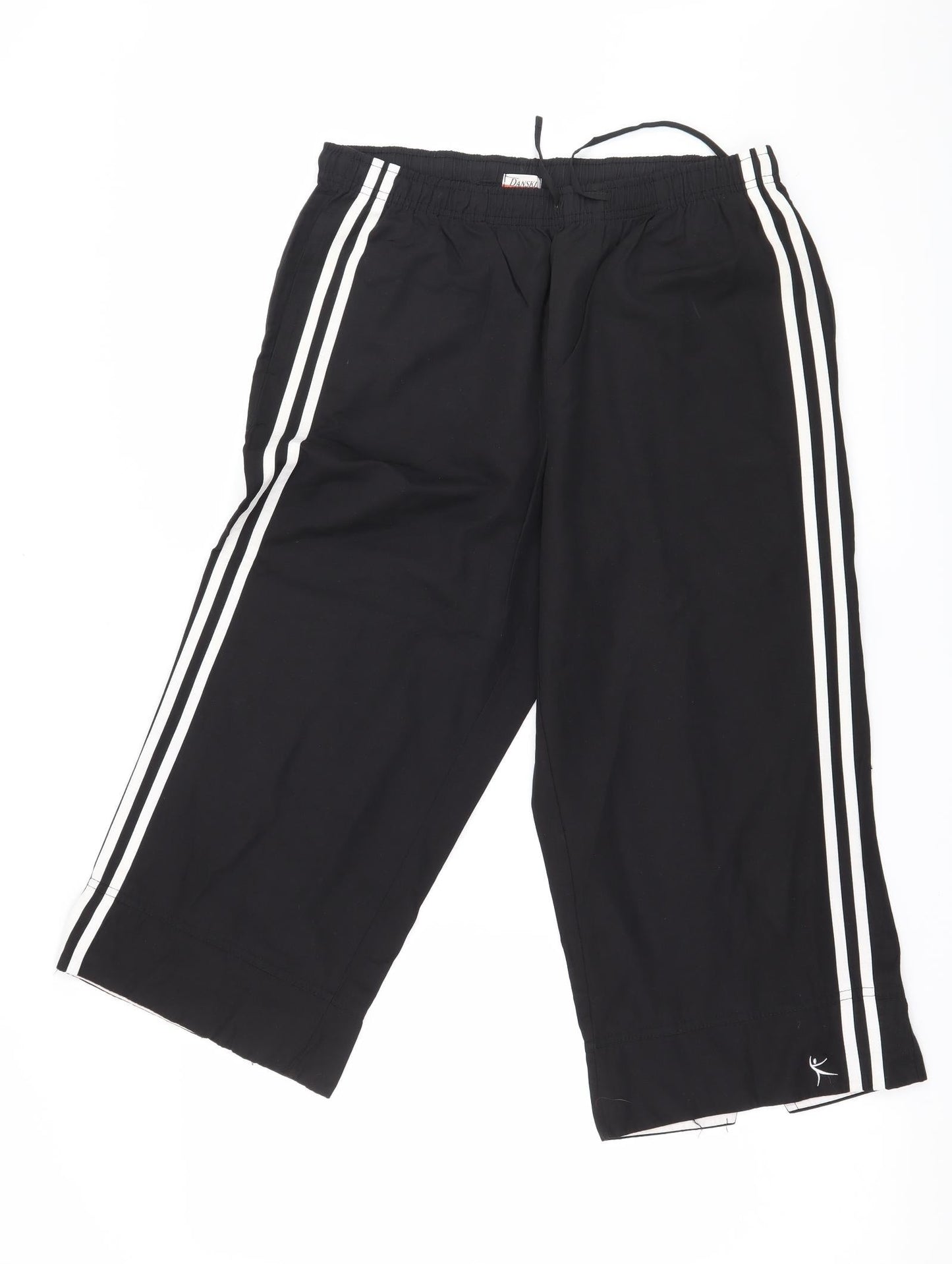 Danskin Womens Black   Jogger Trousers Size 10 L20 in