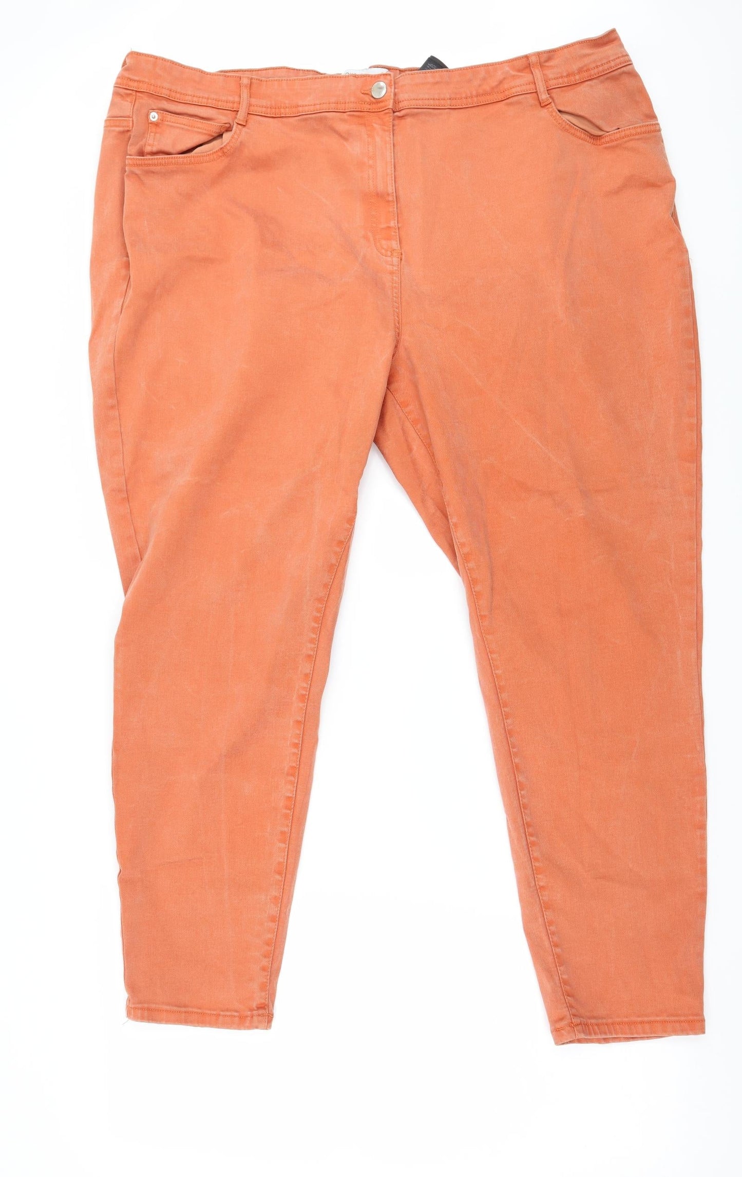 Soft Touch Mens Orange   Skinny Jeans Size 26 L27 in