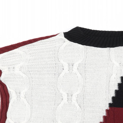 Close-up detail of Select women’s black jumper, size UK 6