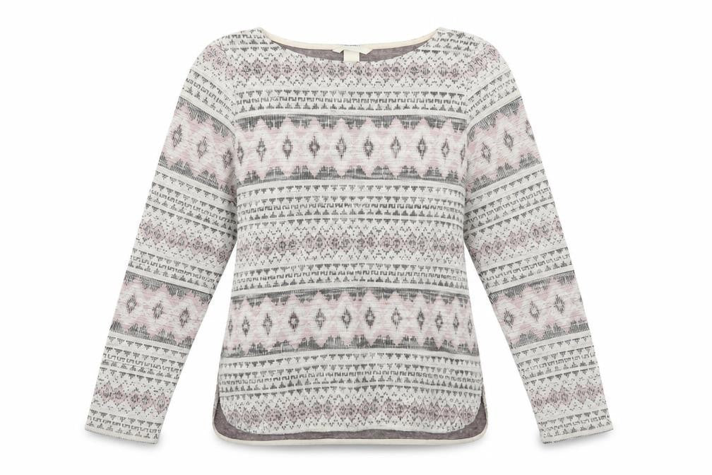 H&M Womens Multicoloured Argyle/Diamond  Pullover Jumper Size M