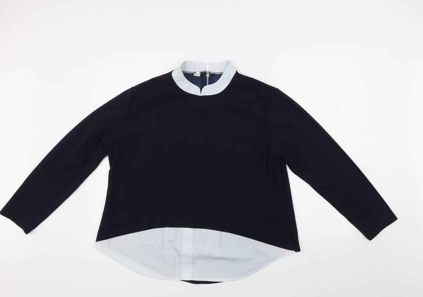 LYS Womens Blue   Pullover Jumper Size 5XL