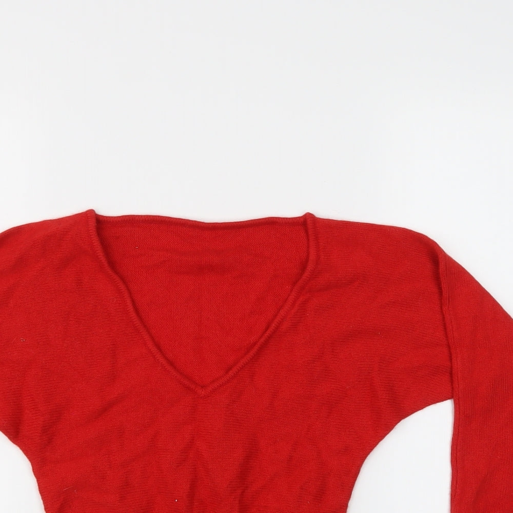 Preworn Womens Red   Pullover Jumper