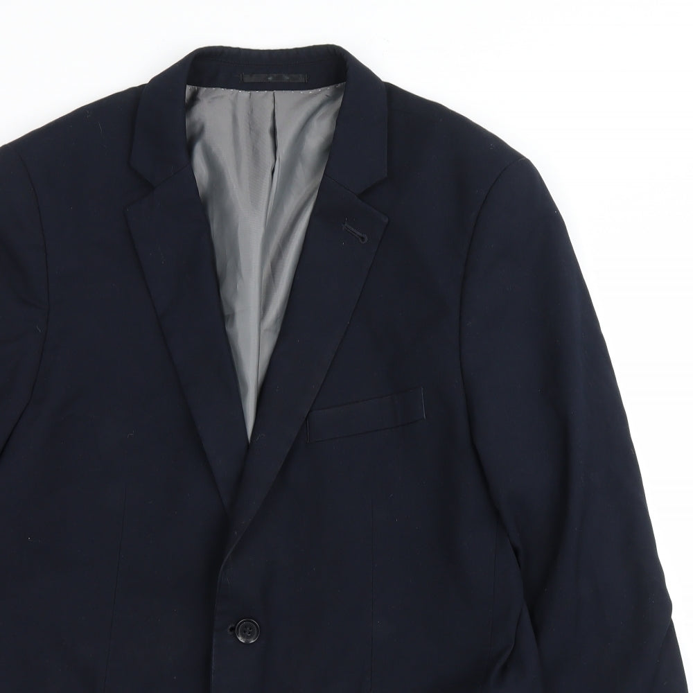 Topman Mens Blue   Jacket Blazer Size 42