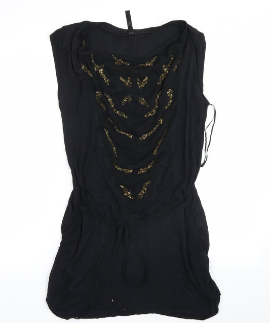 NEXT Womens Black   Basic Blouse Size 10