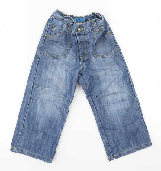 George Baby Blue   Cargo Jeans Size 18-24 Months