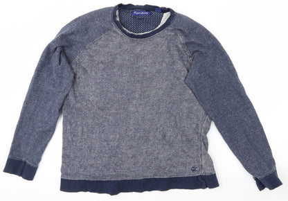 Additional front view of English Laundry men’s blue jumper, size L