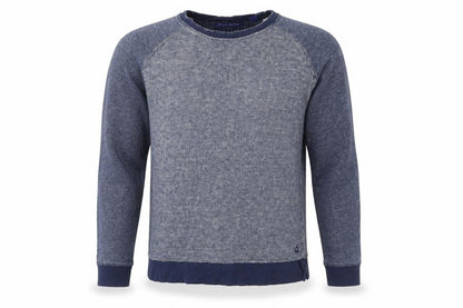Front view of English Laundry men’s blue jumper, size L