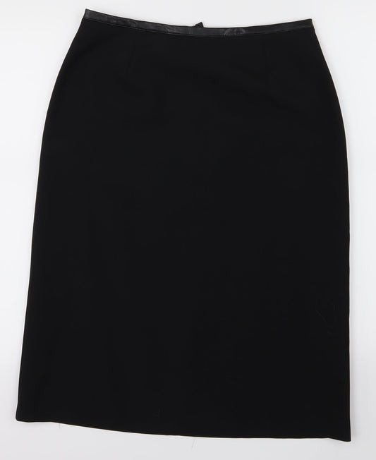 Award Womens Black   A-Line Skirt Size 40