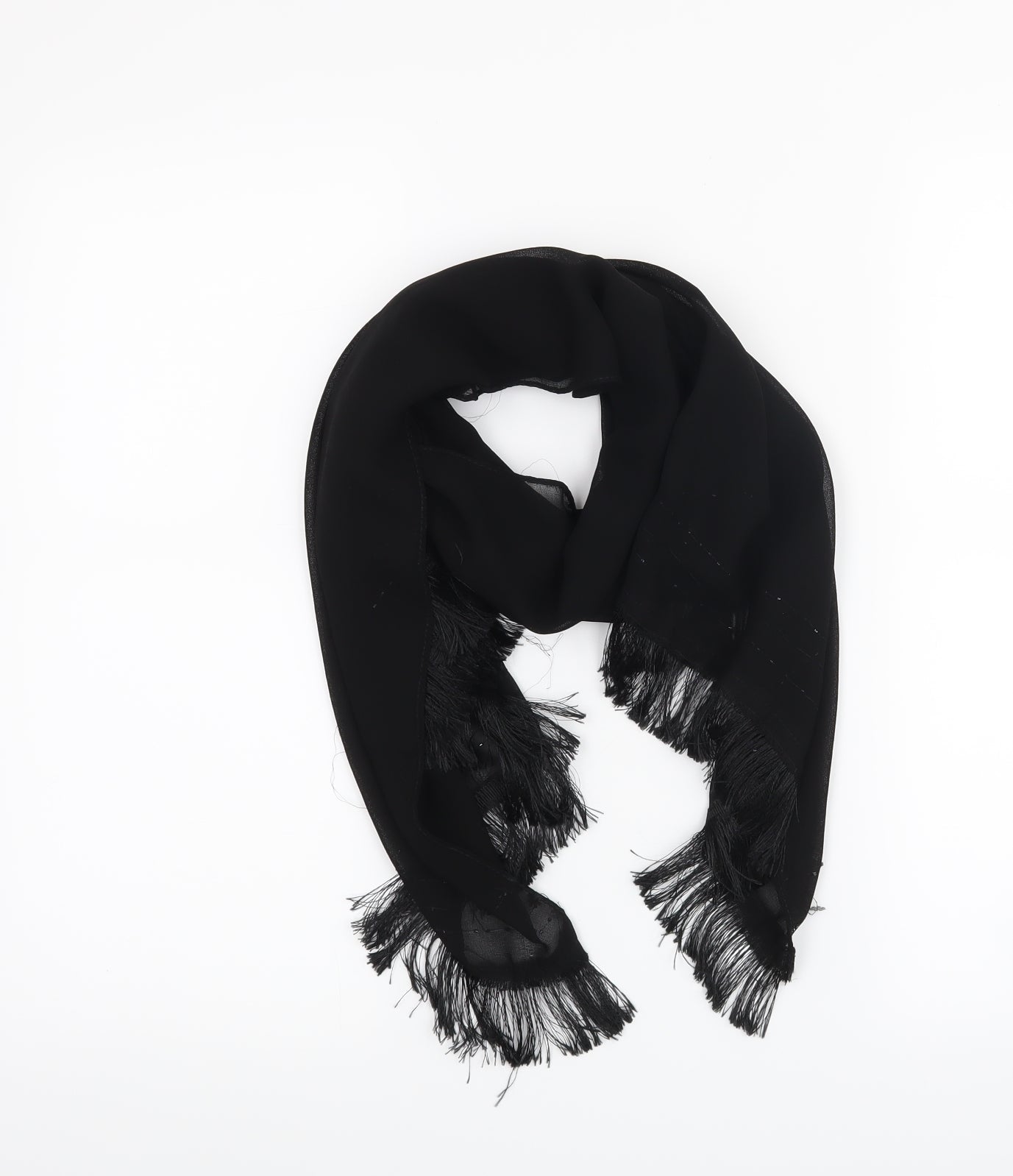 Preworn Womens Black    Shawl/Wrap