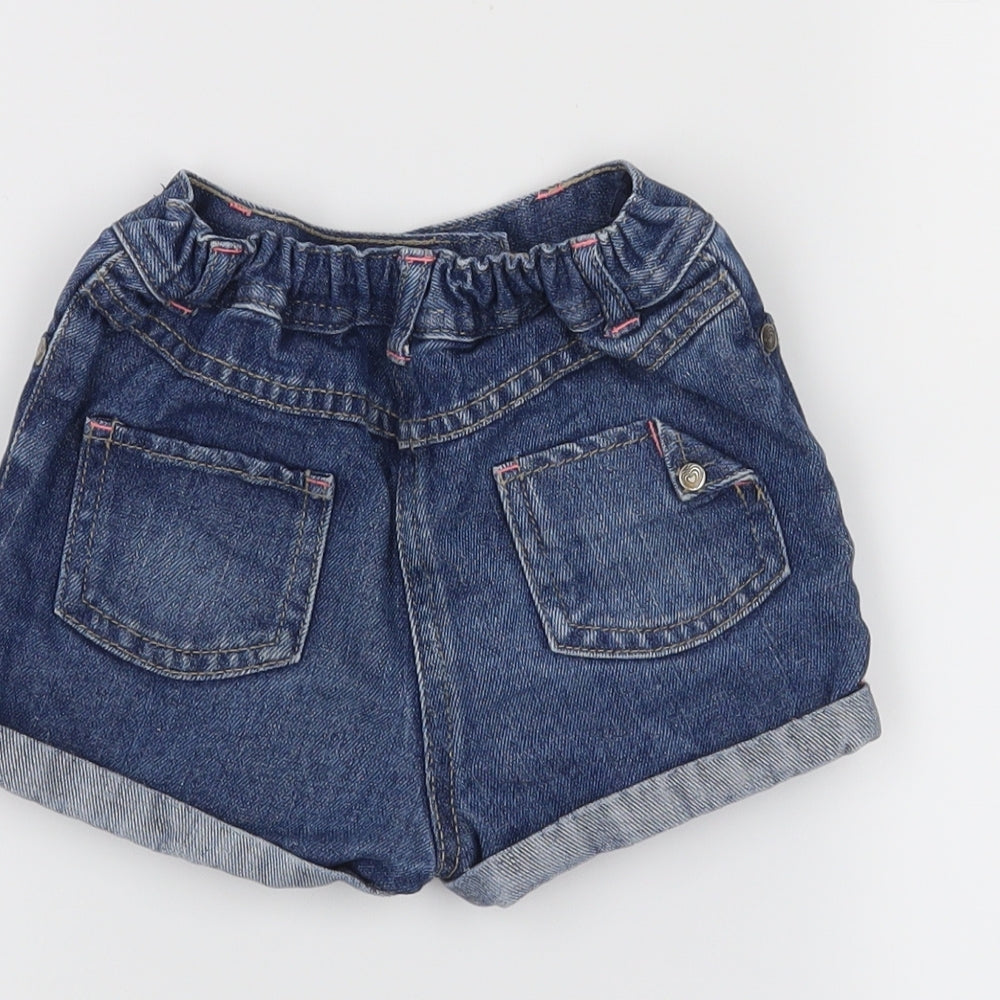 George Girls Blue   Cut-Off Shorts Size 2-3 Years