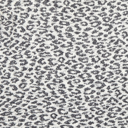 Brand and care label for Next women’s grey animal print jumper, size UK 6