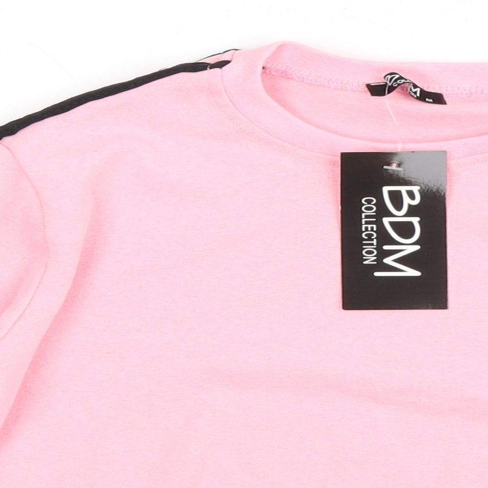 BDM Girls Pink   Pullover Sweatshirt Size M