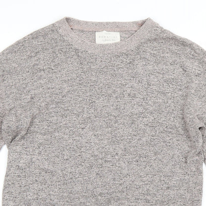 Close-up detail of Next women’s pink jumper, size S