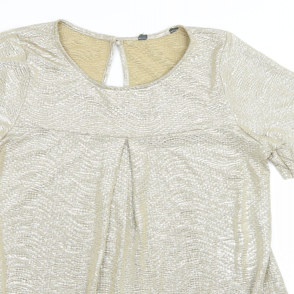 Blooming Marvellous Womens Gold   Basic Blouse Size 16