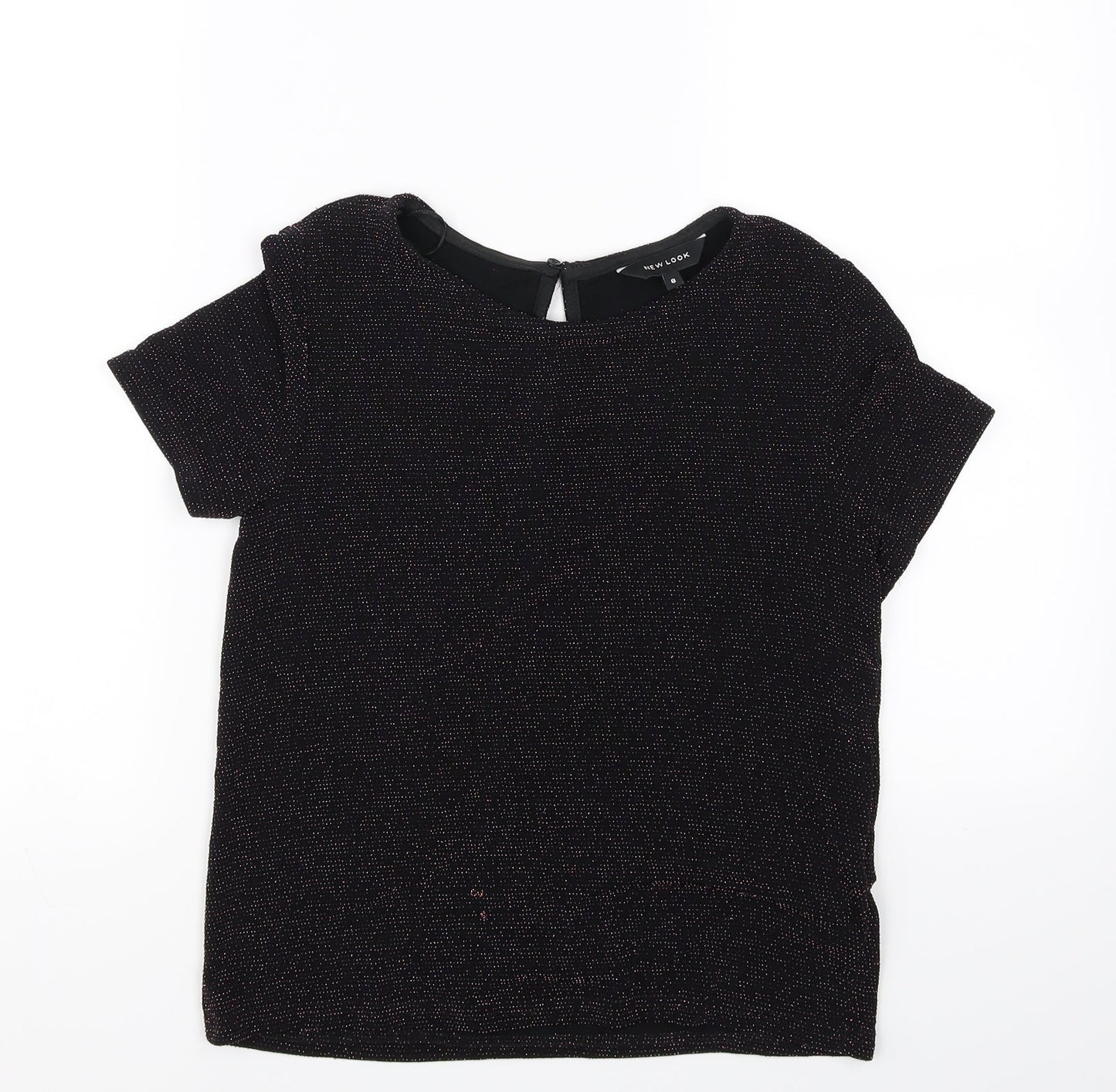 New Look Womens Black   Basic Blouse Size 8