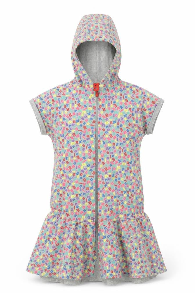 H&M Womens Grey Polka Dot  Jumper Dress  Size 6
