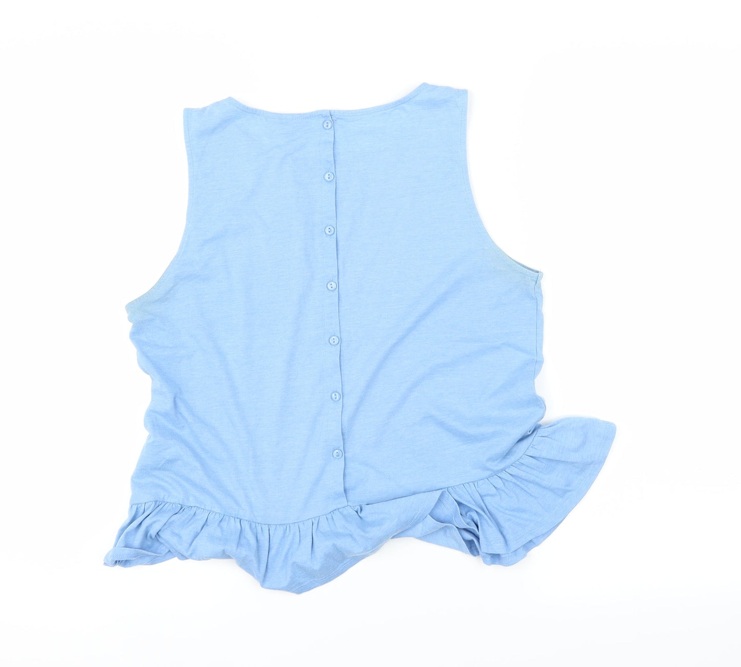 Warehouse Womens Blue   Basic T-Shirt Size 10