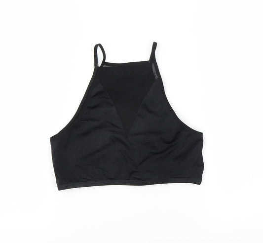 label Womens Black   Basic T-Shirt Size M