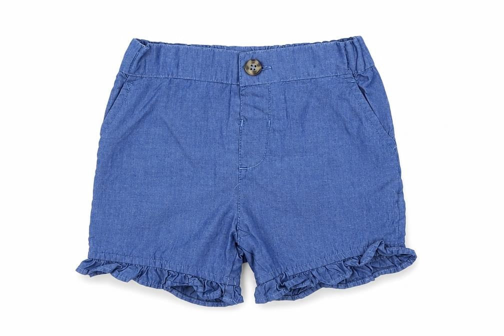 Marks & Spencer Baby Blue   Cropped Trousers Size 6-9 Months
