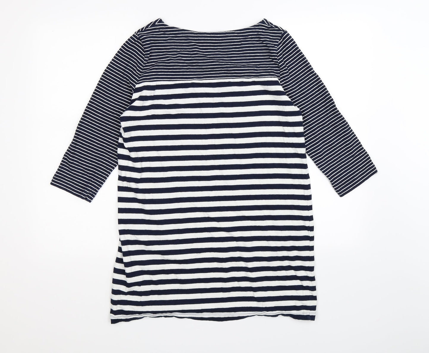 George Womens Blue Striped  Pullover Jumper Size 14