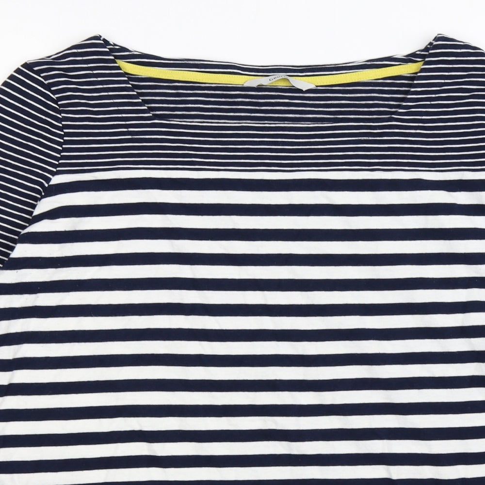 George Womens Blue Striped  Pullover Jumper Size 14