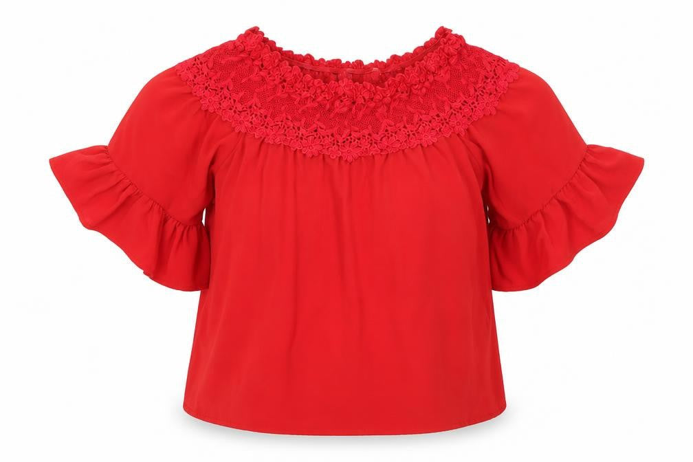 Quiz Womens Red   Basic Blouse Size 8