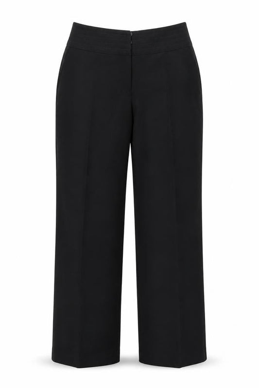 Preworn Womens Black   Trousers  Size 38 in L30 in