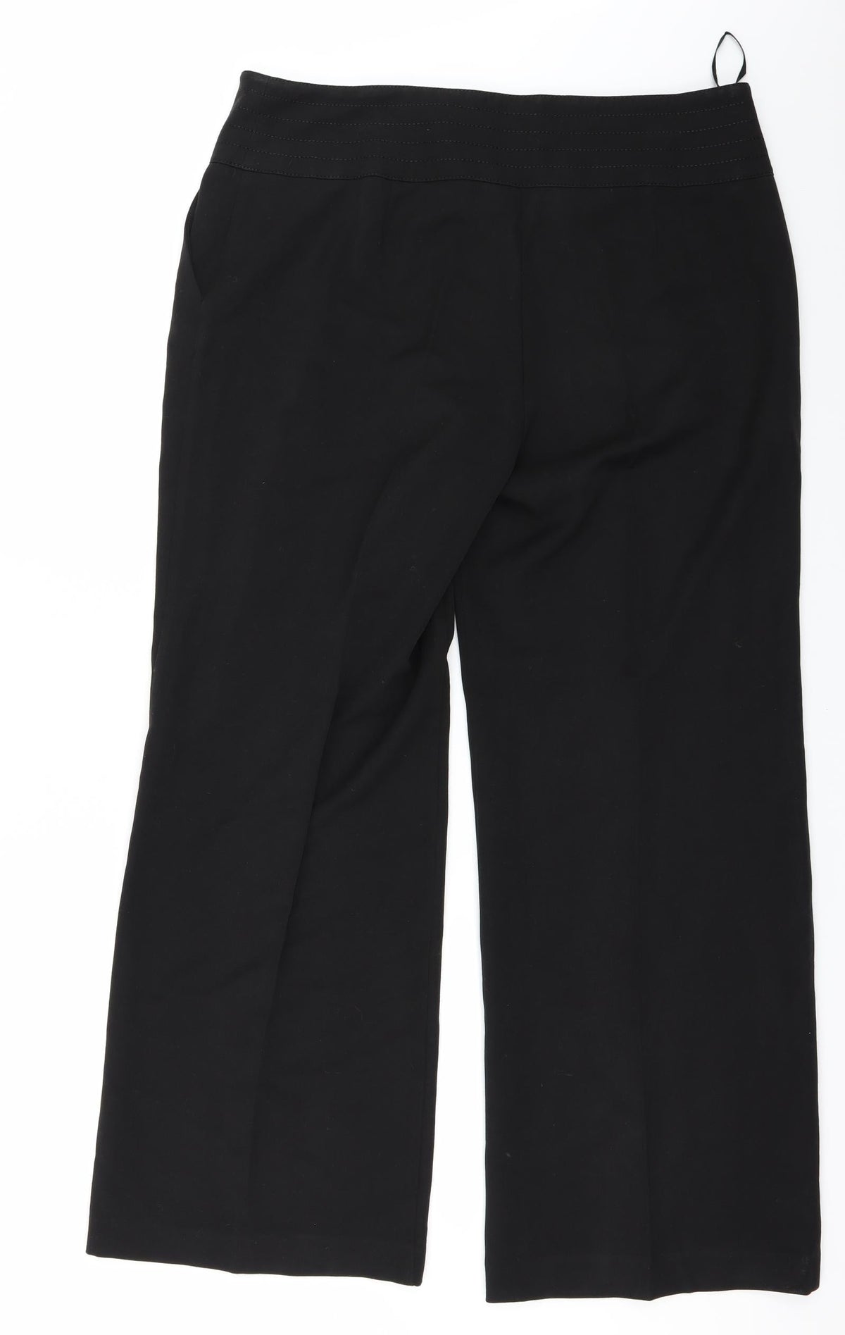 Preworn Womens Black   Trousers  Size 38 in L30 in