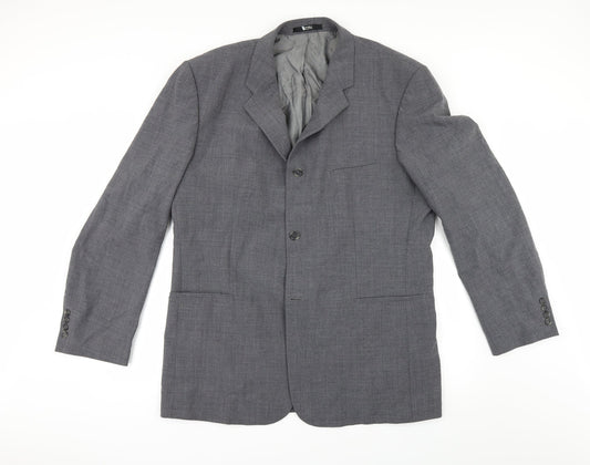 4you collectin Mens Grey   Jacket Suit Jacket Size 46