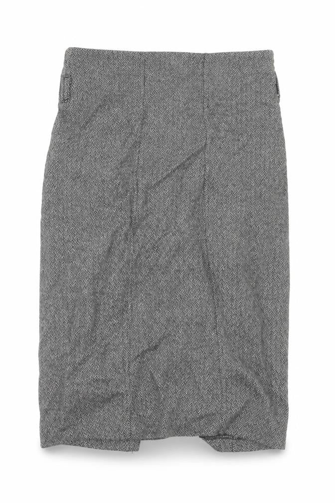 United Colors of Benetton Womens Grey   Straight & Pencil Skirt Size 30 in
