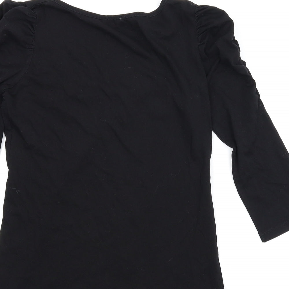 Preworn Womens Black   Basic T-Shirt Size S