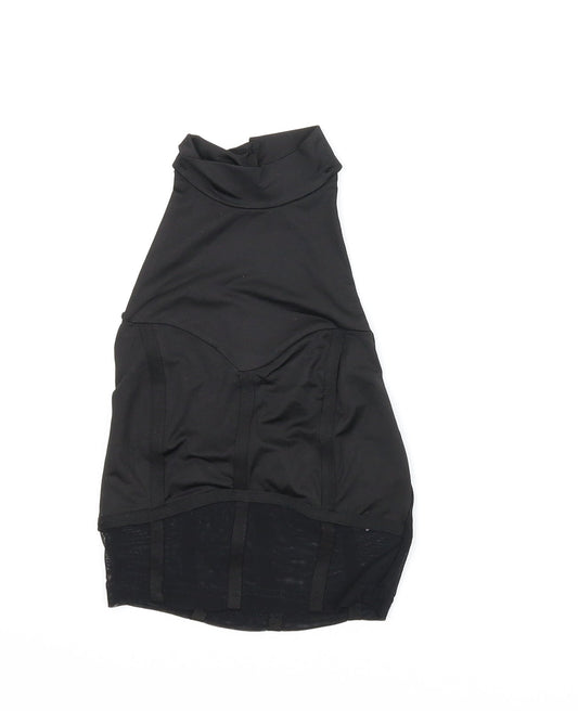 Femme Luxe Womens Black   Basic Tank Size 8  - Backless