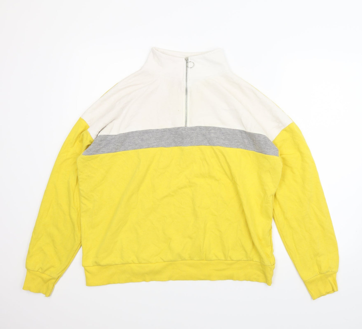 New Look Womens Yellow   Pullover Jumper Size 16