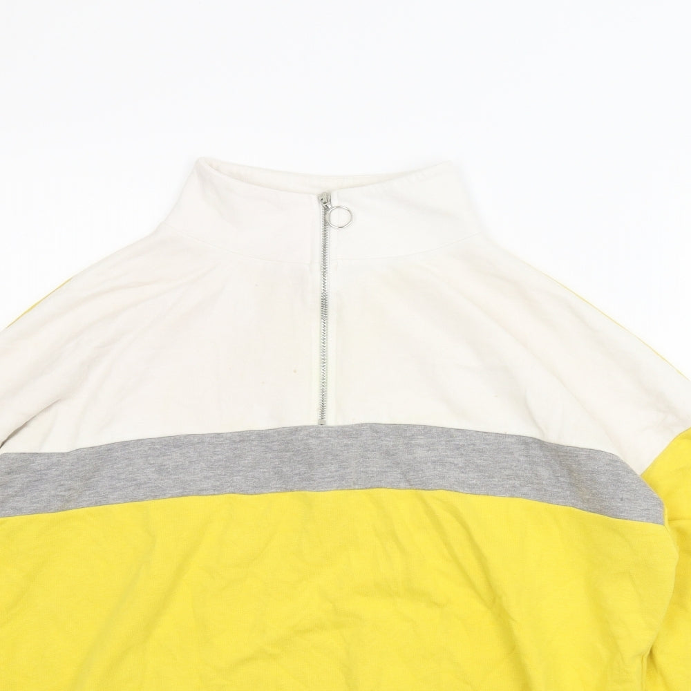 New Look Womens Yellow   Pullover Jumper Size 16
