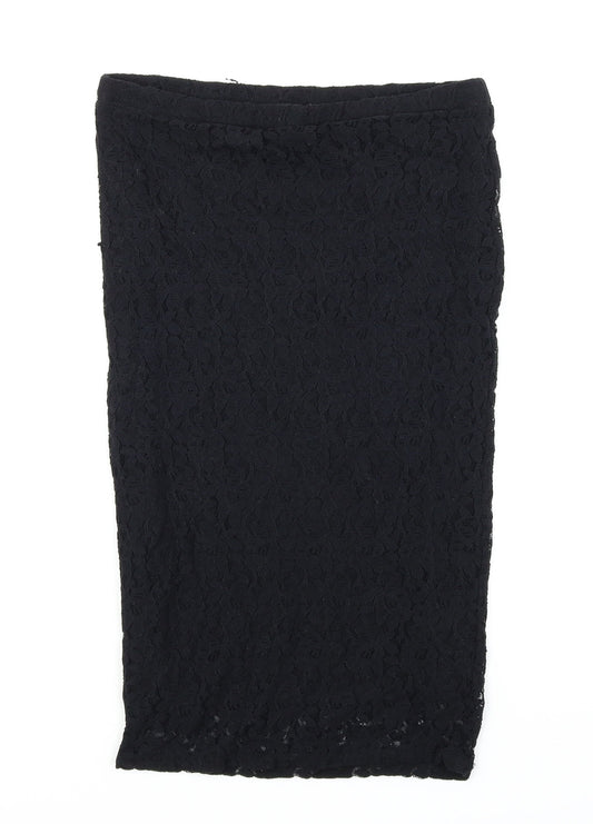 G21 Womens Black   Straight & Pencil Skirt Size 12
