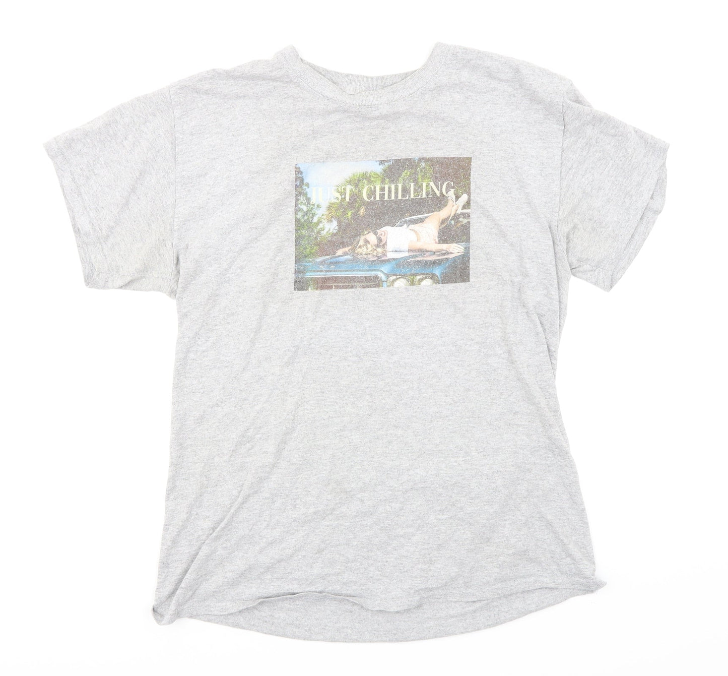 In the Style Womens Grey   Basic T-Shirt Size 10