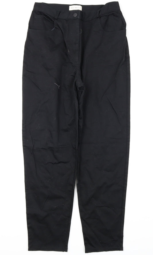 Best Womens Black   Trousers  Size 14 L28 in