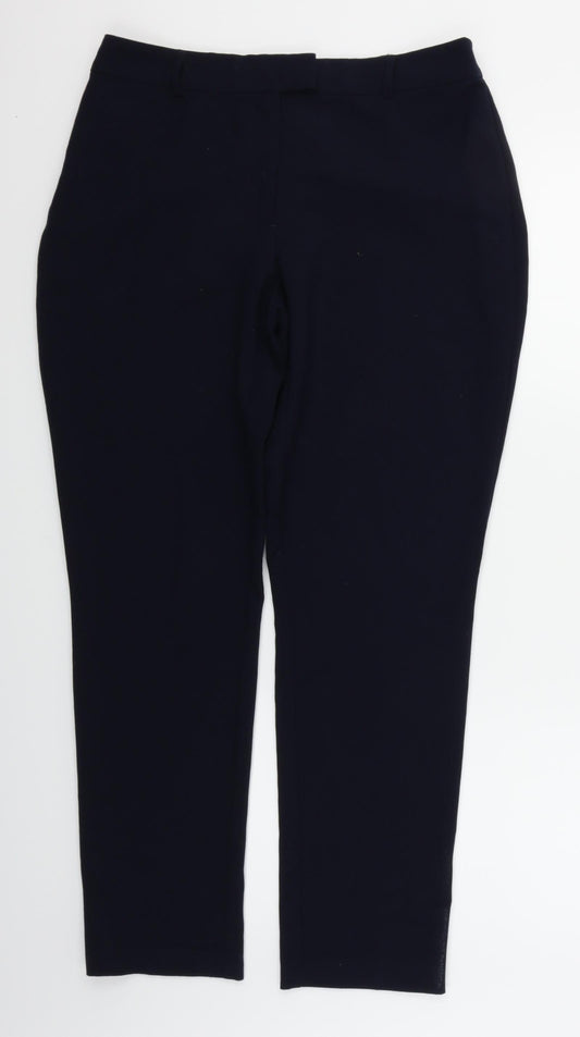 Collection Womens Blue   Trousers  Size 12 L29 in