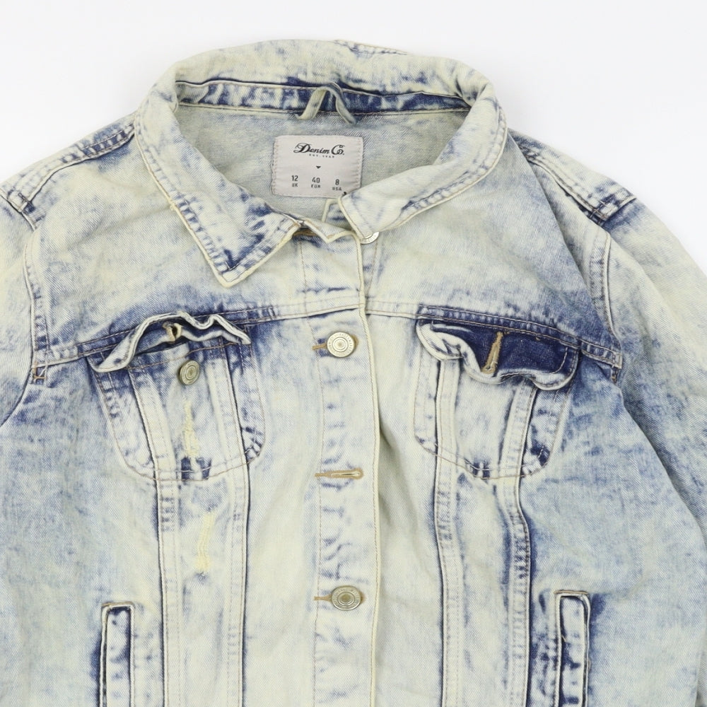 Denim Co Womens Blue  Denim Jacket  Size 10
