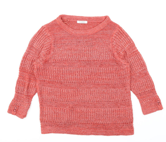 Classic Womens Red   Pullover Jumper Size 12