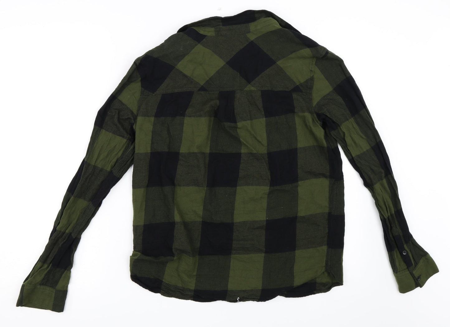 H&M Womens Green   Basic Button-Up Size 36