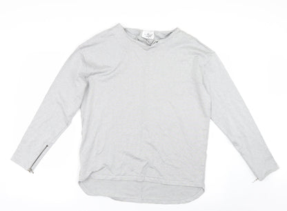 Additional front view of Next women’s grey jumper, size UK 12