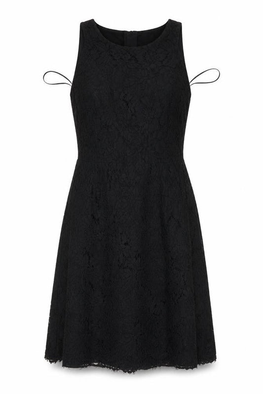 Marks & Spencer Womens Black  Lace Shirt Dress  Size 12